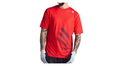 Maillot de manga corta troy lee designs skyline sram eagle rojo