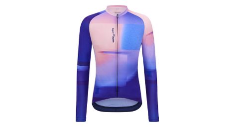 Camiseta de manga larga unisex santini luce violeta