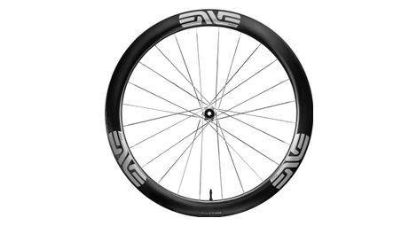 front wheel enve ses 4 5 pro 12x100mm disc centerlock tubeless ready black silver