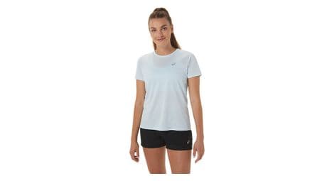 Camiseta de manga corta para mujer asics core run azul xs