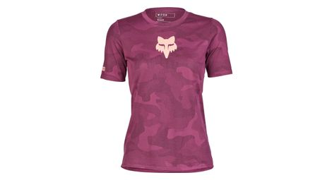 Maillot manches courtes fox ranger trudri femme bordeaux