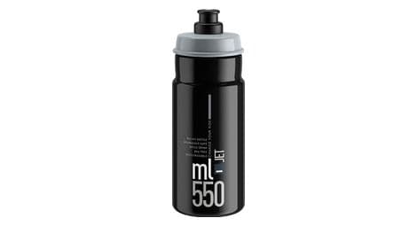 Elite Jet 550 ml Fles Zwart Grijs Logo