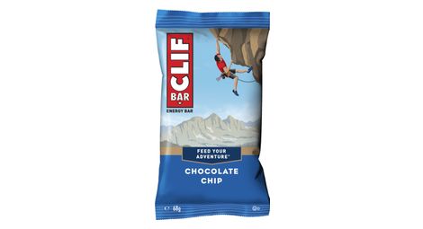 Barre énergétique clif bar pépites de chocolat - 68g