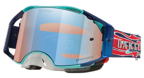 Gafas de MTB Oakley Airbrake MX Troy Lee Designs Azul/Prizm MX Sapphire Iridium/Ref.: OO7046-H7