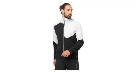 Salomon bonatti trail waterproof jacket black white xl