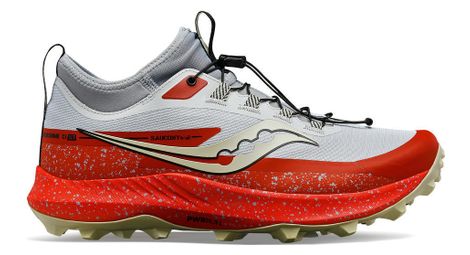 Scarpe da corsa saucony peregrine 13 st grigio rosso 44