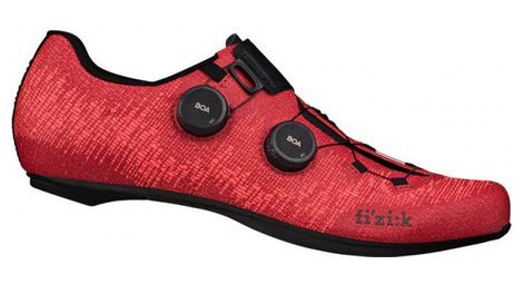 Zapatillas carretera fizik infinito vento knit r1 coral rojo / negro