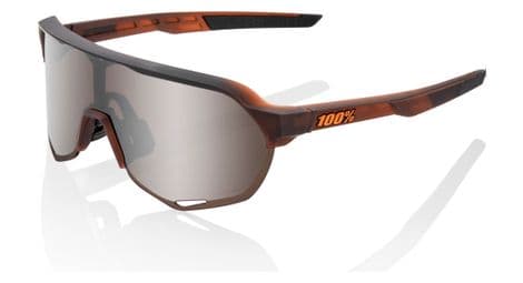 Lunettes 100 s2 marron mat argent miroir hiper
