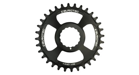 Plateau Rond Burgtec Thick Thin 3 mm Offset pour Race Face Direct Mount Noir