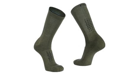 Chaussettes northwave fast winter high vert/noir