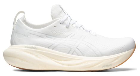 Chaussures de running asics gel nimbus 25 blanc