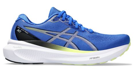 Chaussures de running asics gel kayano 30 bleu jaune homme 40