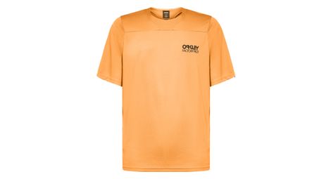 Maillot de manga corta oakley factory pilot lite naranja