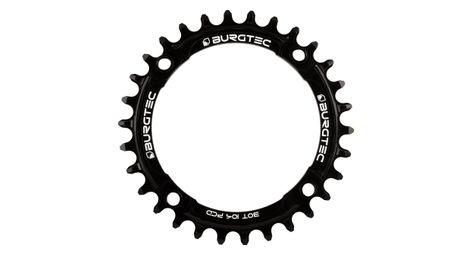 Plateau Rond Burgtec Thick Thin 104 mm BCD Noir