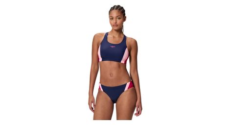 Bikini Speedo Colourblock Splice 2.0 da donna blu/rosa