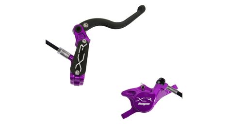 Hope xcr pro x2 disc break - trasero morado negro latiguillo