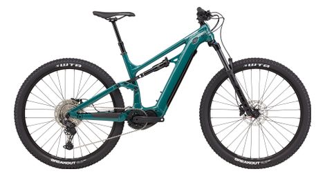 Vtt électrique tout-suspendu cannondale moterra neo s3 shimano deore 10v 630 wh 29 vert