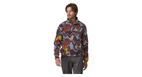 Jersey de forro polar ligero patagonia synchilla snap-t purple