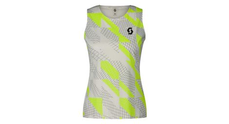 Canotta Scott RC Run Donna Grigio/Giallo