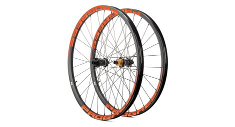 Paire de roues Progress GP30 29" Orange | 15x100/12x142 mm | 6 Trous