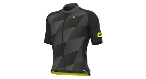 Maglia manica corta alé square nera