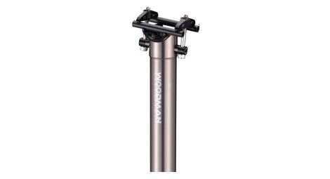 Woodman tige de selle gt2 aluminium gris
