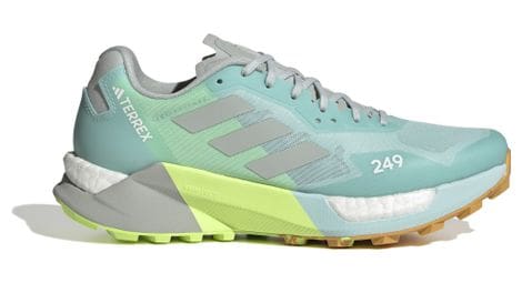 Chaussures de Trail Running Femme adidas Terrex Agravic Ultra Bleu Gris Jaune