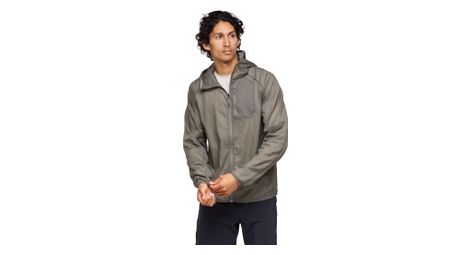 Veste coupe-vent Hoka Skyflow Kaki Homme