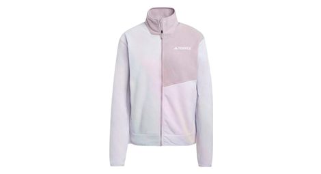 Adidas terrex forro polar de montaña rosa mujer