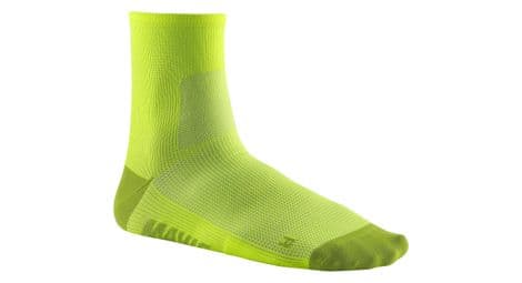 Mavic calcetines essential mid sock safety yellow