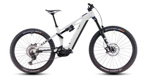 Cube stereo hybrid one77 hpc slx 800 electric full suspension mtb shimano deore xt 12s 800 wh 29''/27.5'' desert stone beige green 2025