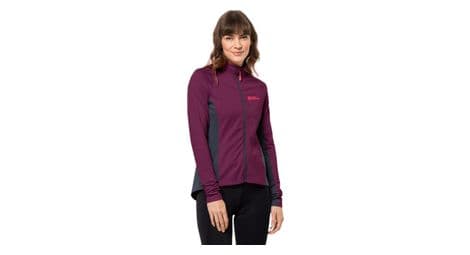 Vellon jack wolfskin morobbia fz mujer morado