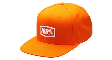 Casquette Snapback 100% Icon Lyp Fit Enfant Orange