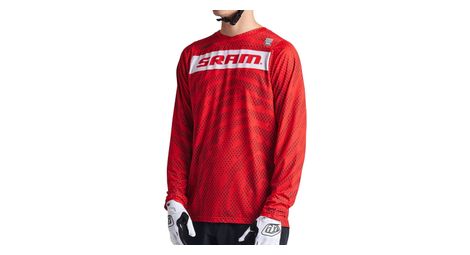 Maillot de manga larga troy lee designs skyline air sram rojo