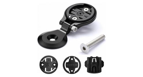 Support Compteur Velkyne CNC Compatible Garmin Wahoo Bryton Cateye GPS Vélo Noir