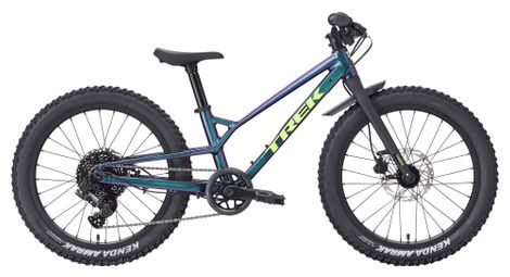Vtt enfant rigide trek wahoo 20 trail microshift 9v 20 irisé vert