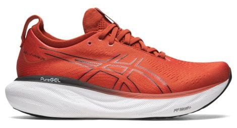 Asics gel nimbus 25 running shoes red orange