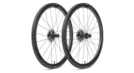 Paire de roues scope r4 700c | 12x100 - 12x142 mm | centerlock | noir