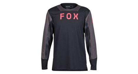 Fox defend taunt langarmtrikot für kinder schwarz kid xl