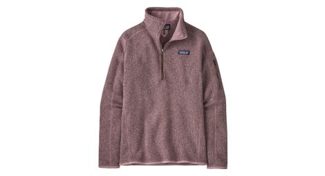 Patagonia damen fleecejacke better sweater 1/4 zip violett