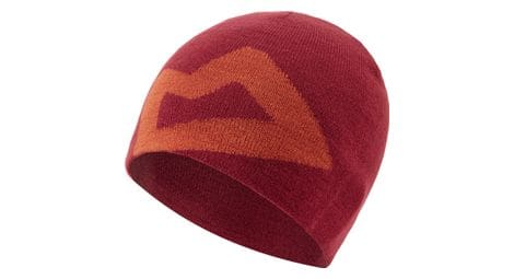 Mountain equipment branded knitted beanie damen rot