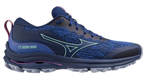 Chaussures de trail running mizuno femme wave rider tt bleu