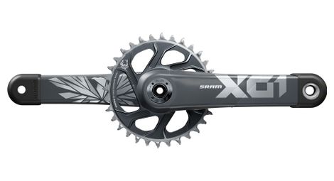 Sram x01 eagle 12v dub montaggio a pedale montaggio diretto 32 denti grigio lunare