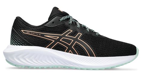 Asics gel excite 10 gs nero corallo scarpe da corsa per bambini