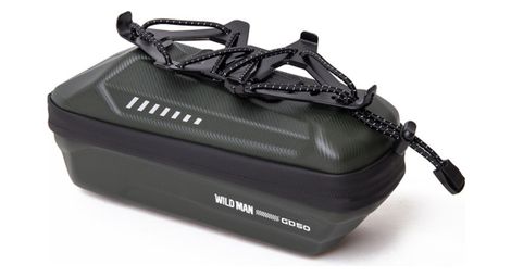 Bolsa de cuadro bici con porta móvil 1 L verde WILD MAN