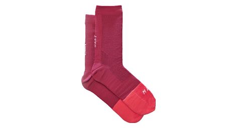 Chaussettes maap division sock plum bordeaux