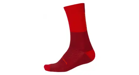 Chaussettes hiver endura baabaa merino rouge