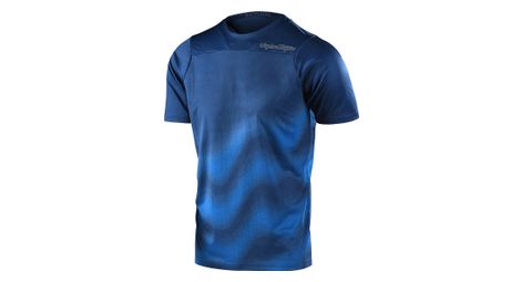 Troy lee designs maglia a maniche corte skylines kyline wave blu