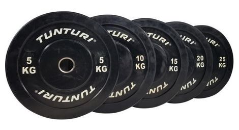 Tunturi disque de musculation 10kg noir