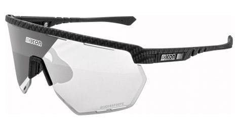 Scicon sports aerowing lunettes de soleil de performance sportive (scnpp silver fotocromic/compagnon de carbone)